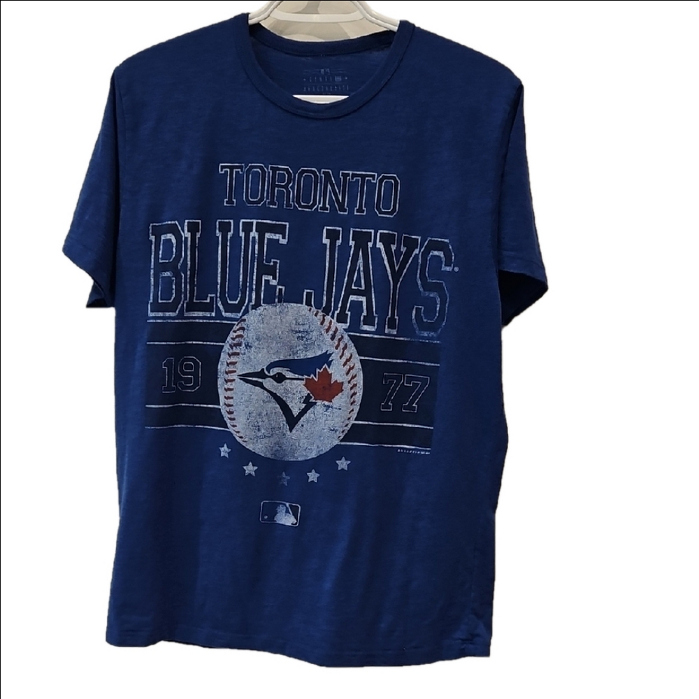 GENUINE MERCHANDISE  T-Shirt Toronto Blue Jays China Blue Men's Medium Fad